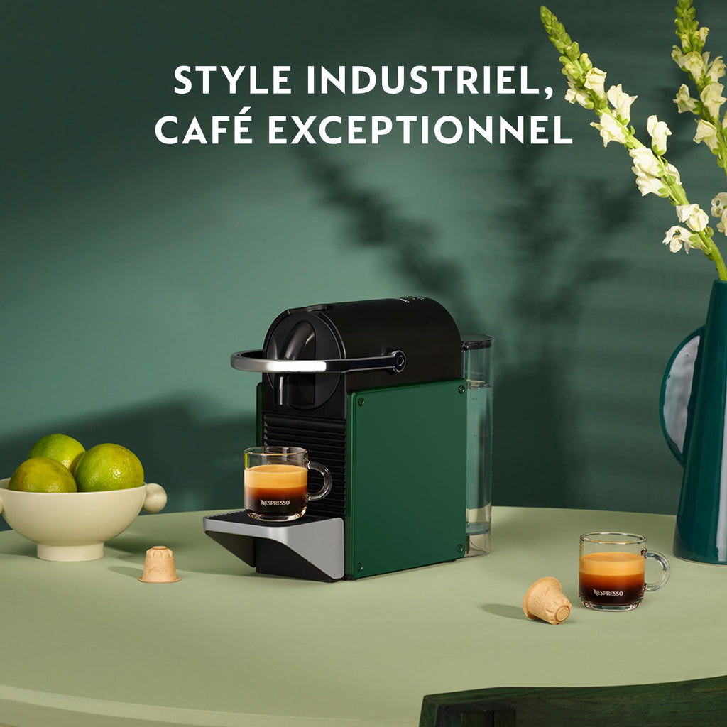 Machine à Café Espresso Compact Vert Foncé 19 Bars + Kit Café Offert | Aurino YY5291FD